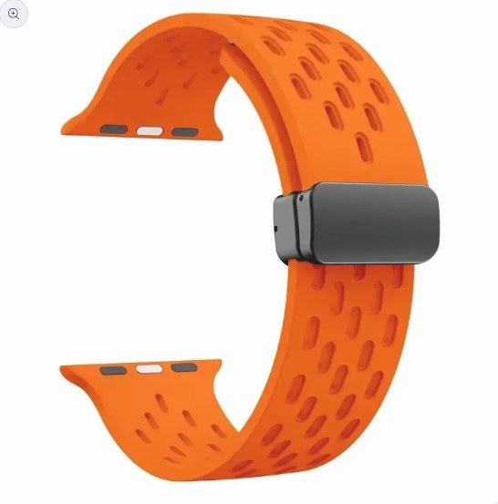 Magnetic Folding Buckle Silicone Strap