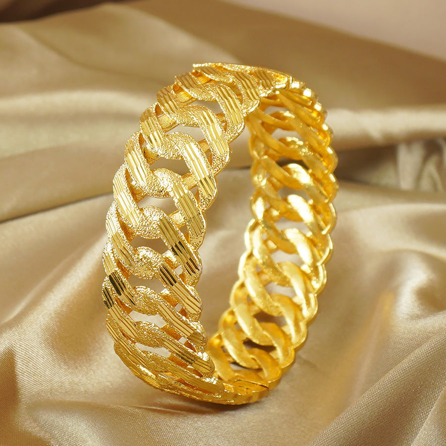 Middle East Retro Open Cuban Bracelet