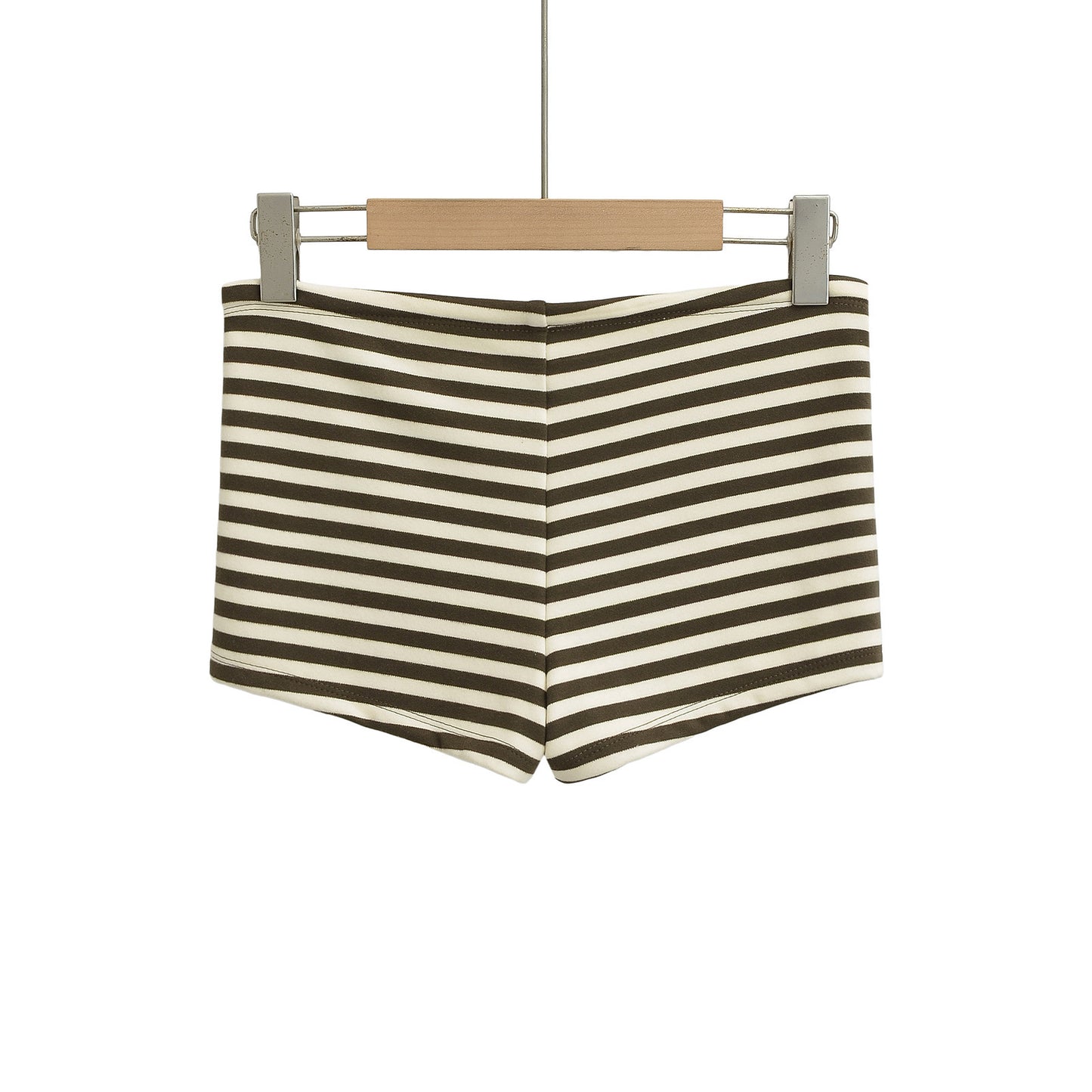 Women's Striped Sheath Slim-fit Hot Pants Shorts