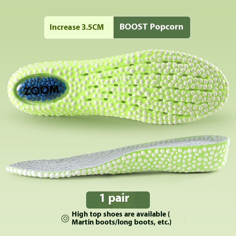 Invisible Height Increasing Insole Men's Not Tired Feet Do Not Collapse Inner Heightening Pad