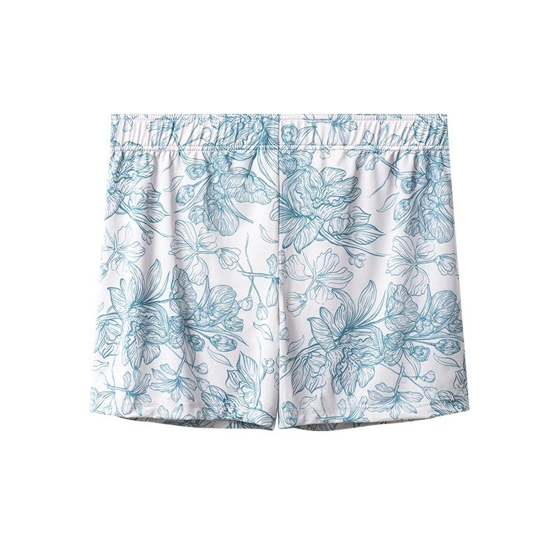 Men's Underwear Ice Silk Boxer Shorts Home Pants