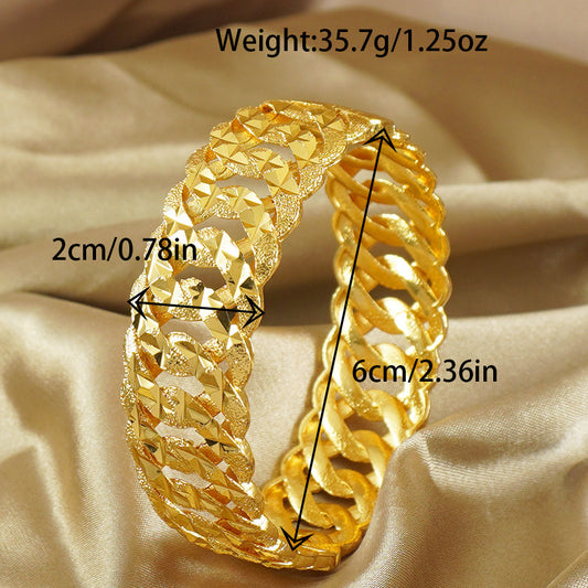 Middle East Retro Open Cuban Bracelet