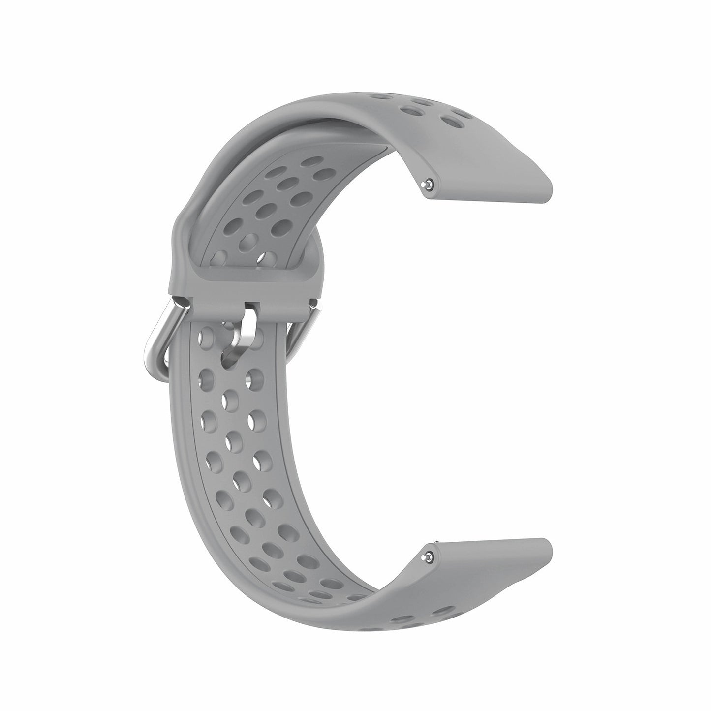Silicone Watch Strap Porous Straight Buckle