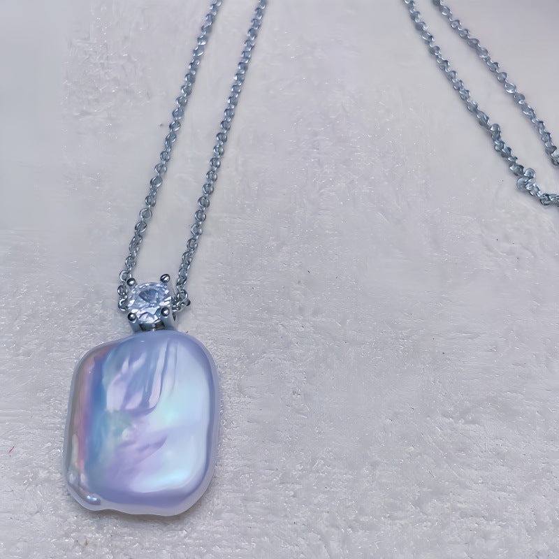 Natural Freshwater Baroque Shaped Pearl Stud Earrings