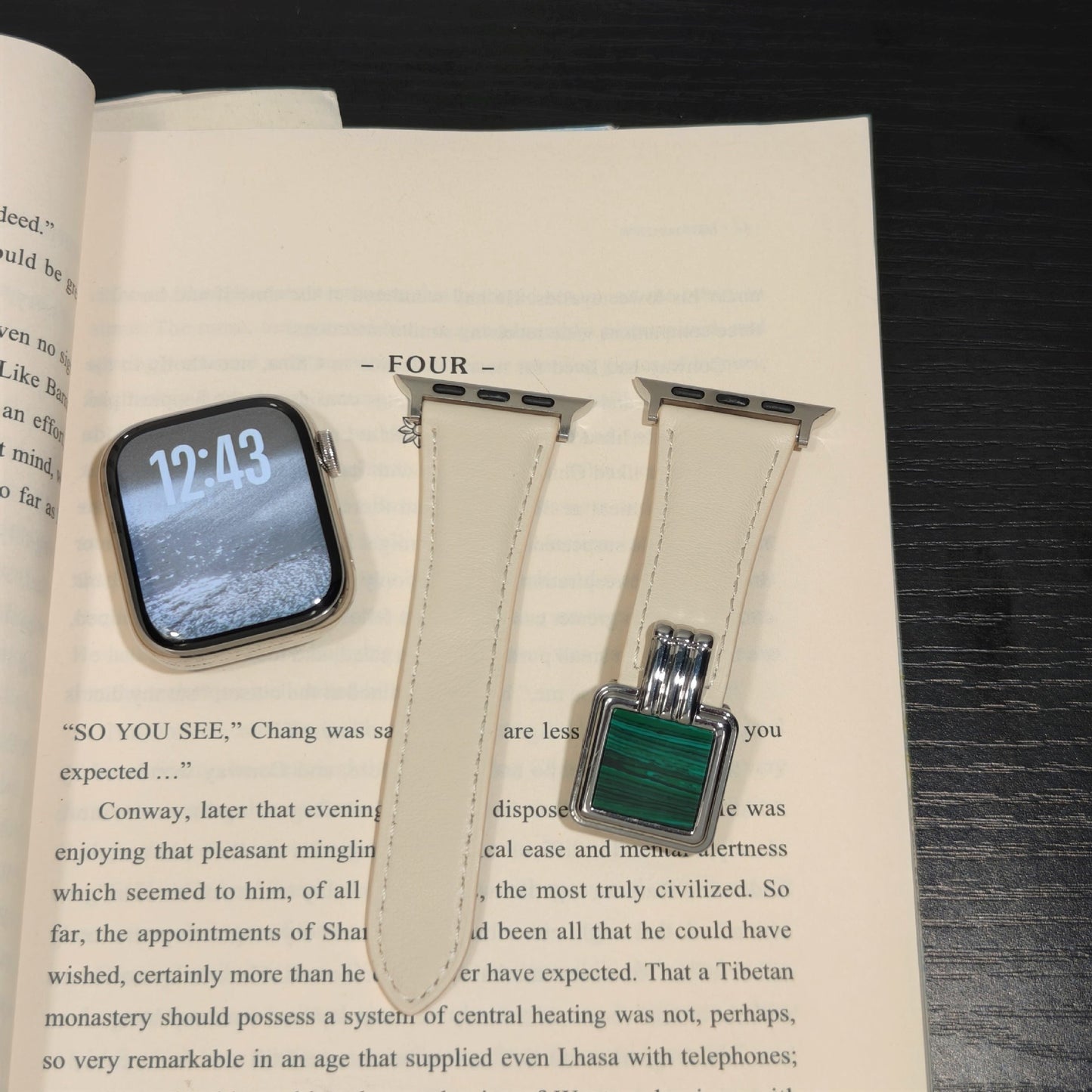 Suitable For Watch Wristband Leather Strap