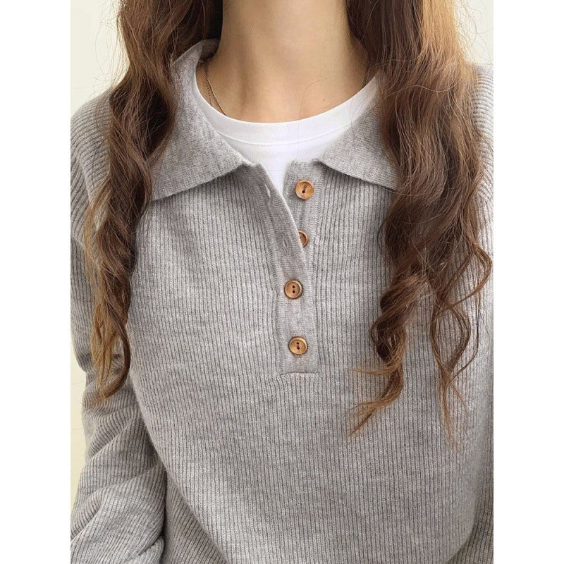 Loose-fitting Long Sleeve Sweater Women