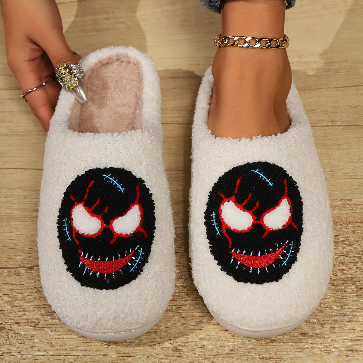 Women's Indoor Plush Thermal Cotton Slippers