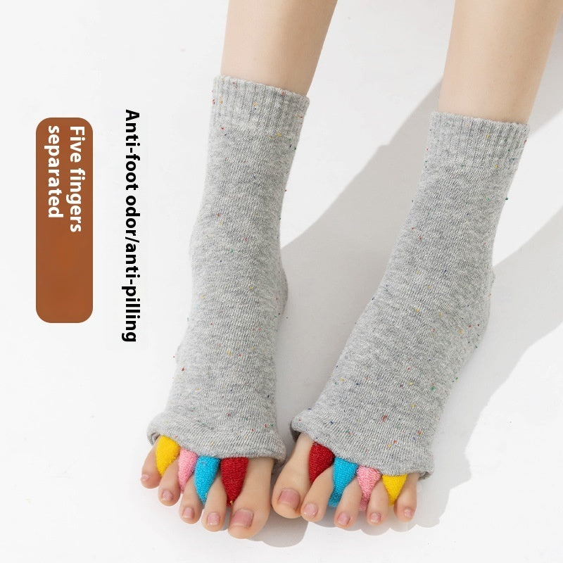 Japanese And Korean Women's Colorful Yoga Toe Socks