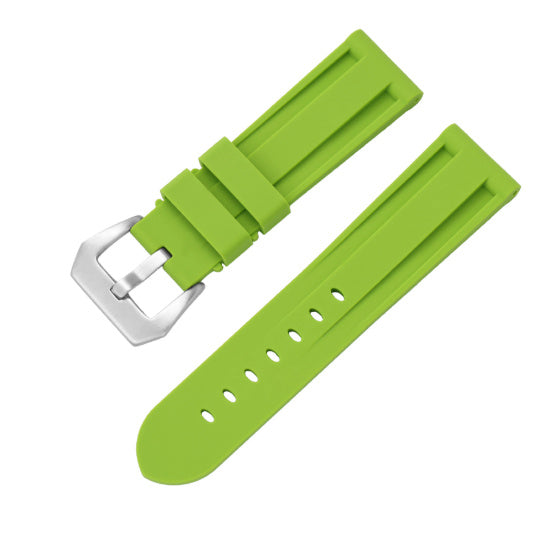 Solid Color Silicone Camouflage Men's Rubber Watch Strap