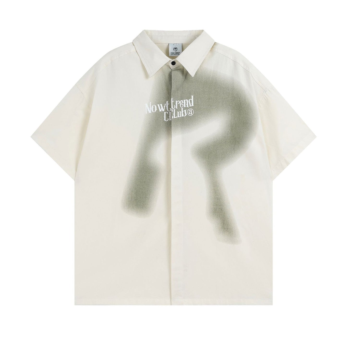 European Hip Hop Letter Short Sleeve Shirt For Men And Women