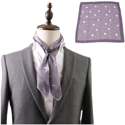 All-matching Men's Scarf Thin Youth Silk Scarf