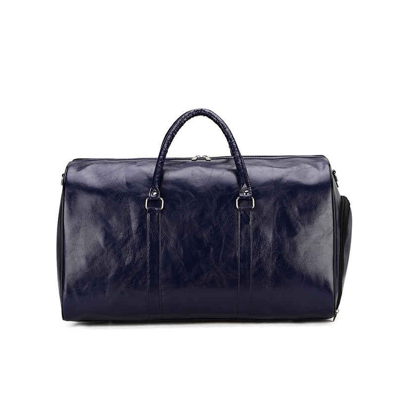 Pu Retro Business Traveling Luggage Bag Large Capacity Short Trip Bag