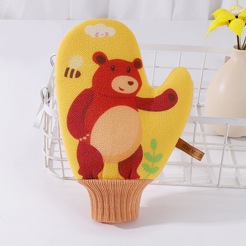 Bath Towel Bath Toiletries Cartoon Cute Bath Gloves