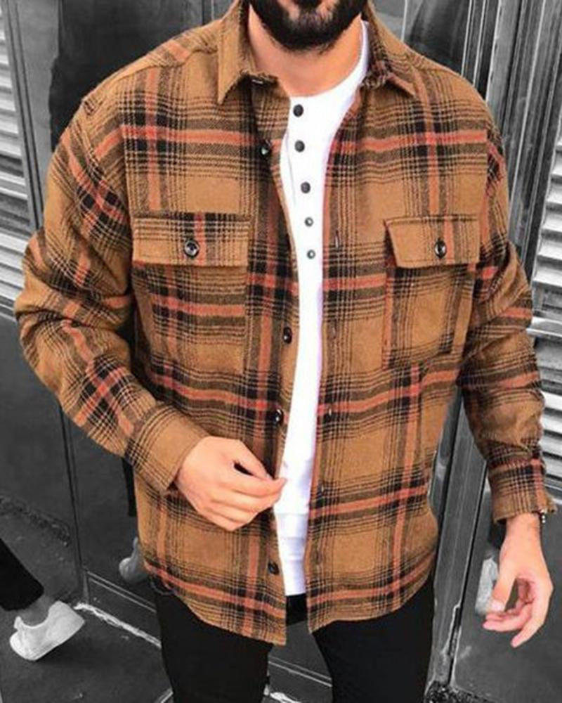 Velvet Padded Shirt 3D Digital Printing Geometric Lapel