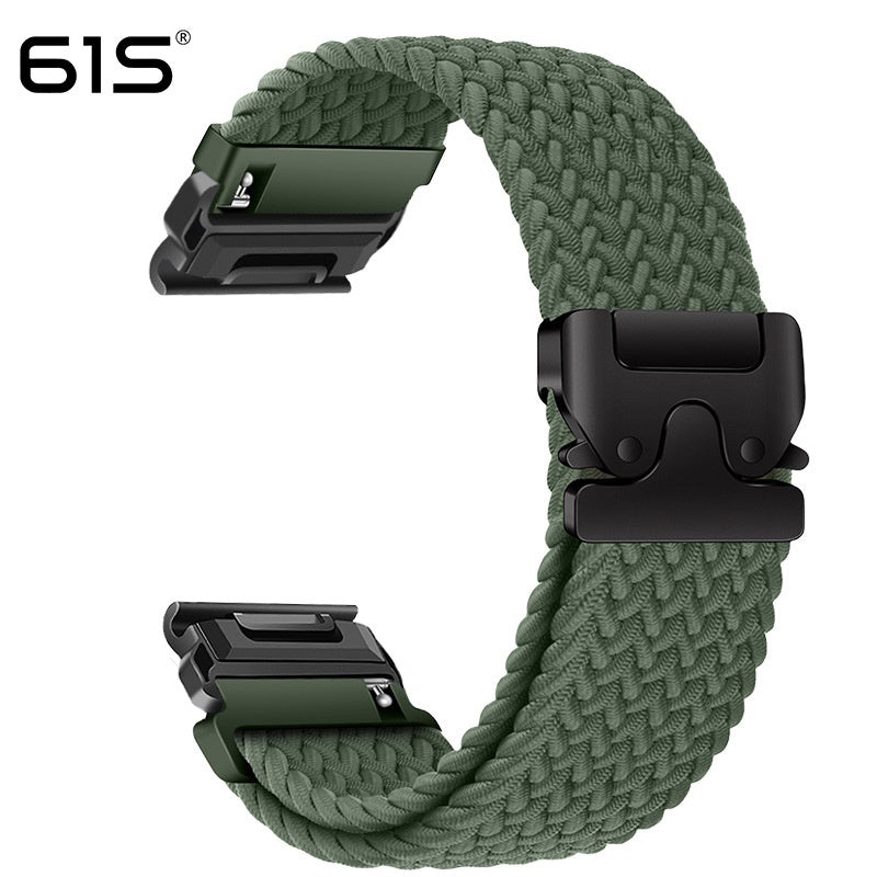 Elastic Umbrella Buckle Woven Watch Band