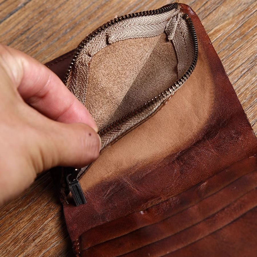 Men's Short Retro Business Simplicity Niche Vertical Wallet