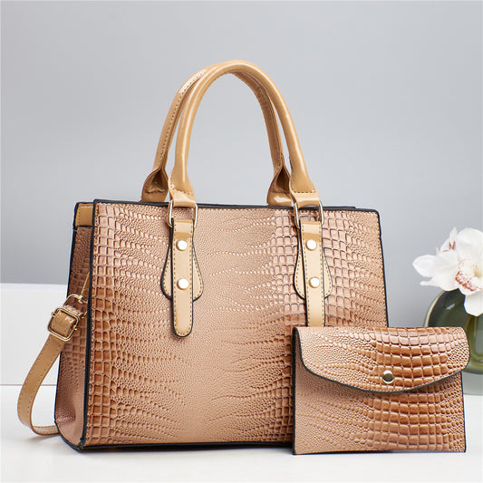 European And American New Commuter Shoulder Portable Crossbody Two-piece Bag