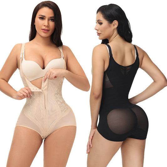 One-piece Corset Abdominal-shaping Hip-lifting Girdling Postpartum