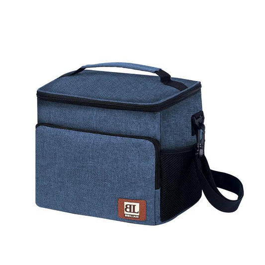 Leak-proof Insulated Lunch Bag With Adjustable Straps For Work, Office, Picnic, And Beach