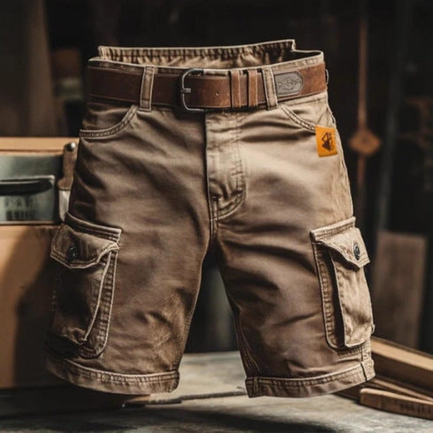 European And American Digital Printing Stylish Shorts Without Belt