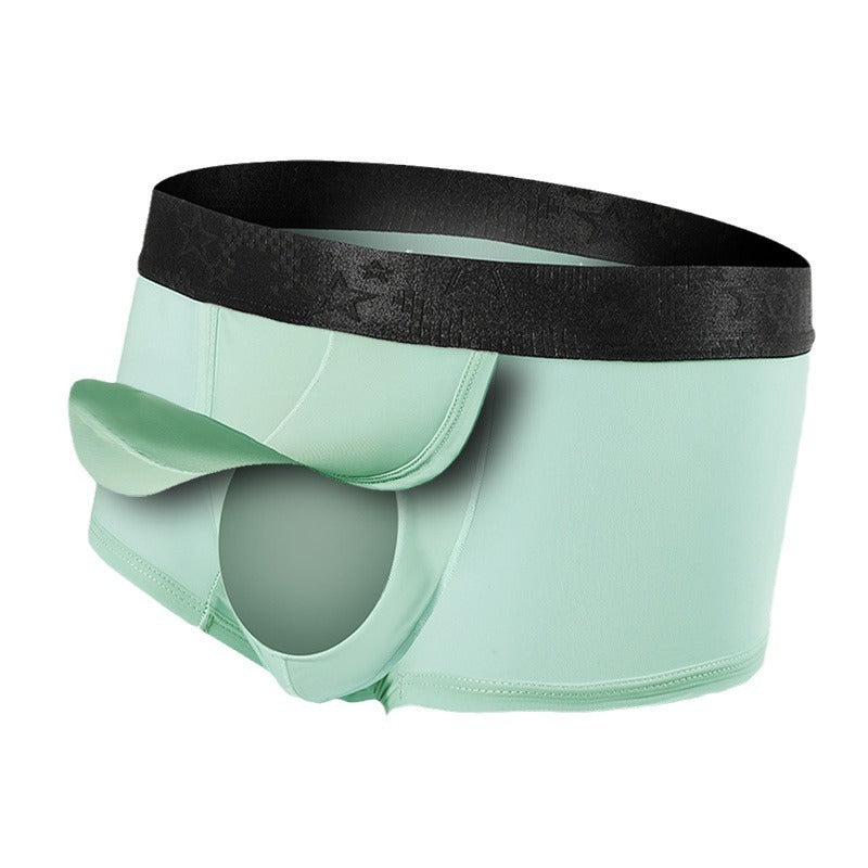 Spermatic Vein Underwear Ice Silk Summer Thin Boys Boyshorts