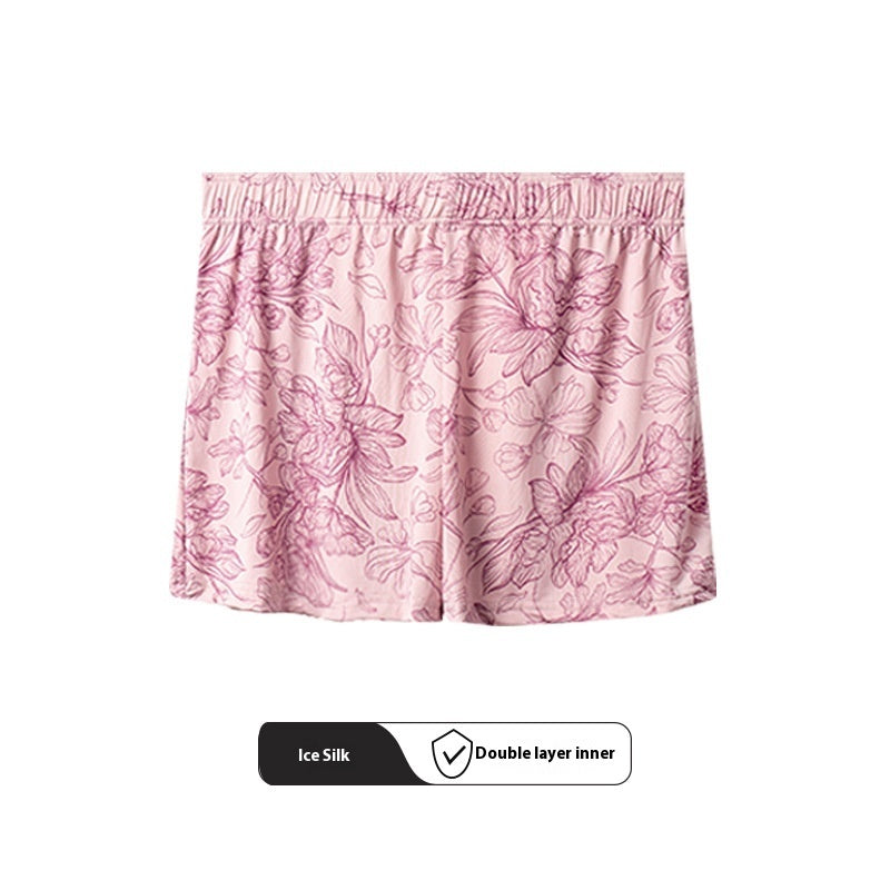 Men's Underwear Ice Silk Boxer Shorts Home Pants