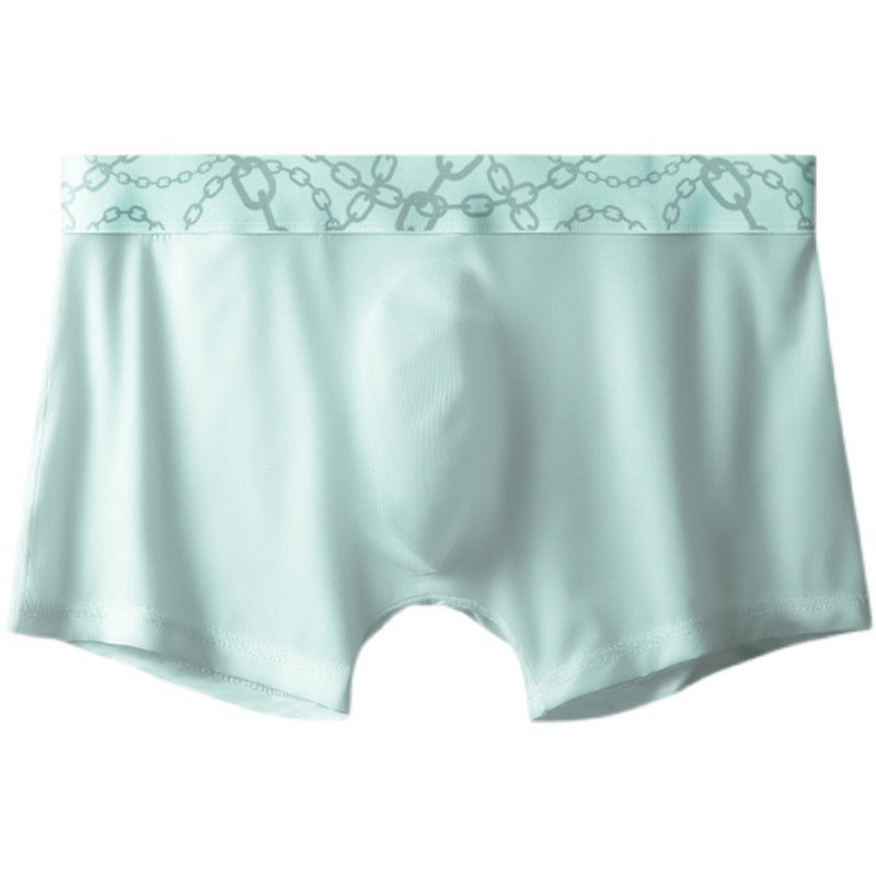 Men's Underwear Ice Silk Boxers Seamless Thin Boxers