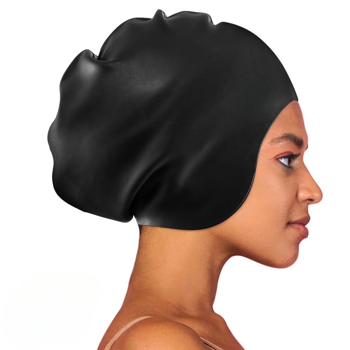 Silicone Swimming Cap Adult Hair Care Women's Oversized
