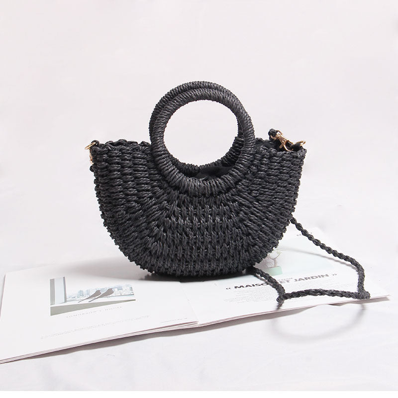Seaside Vacation Beach Mini Straw Bag