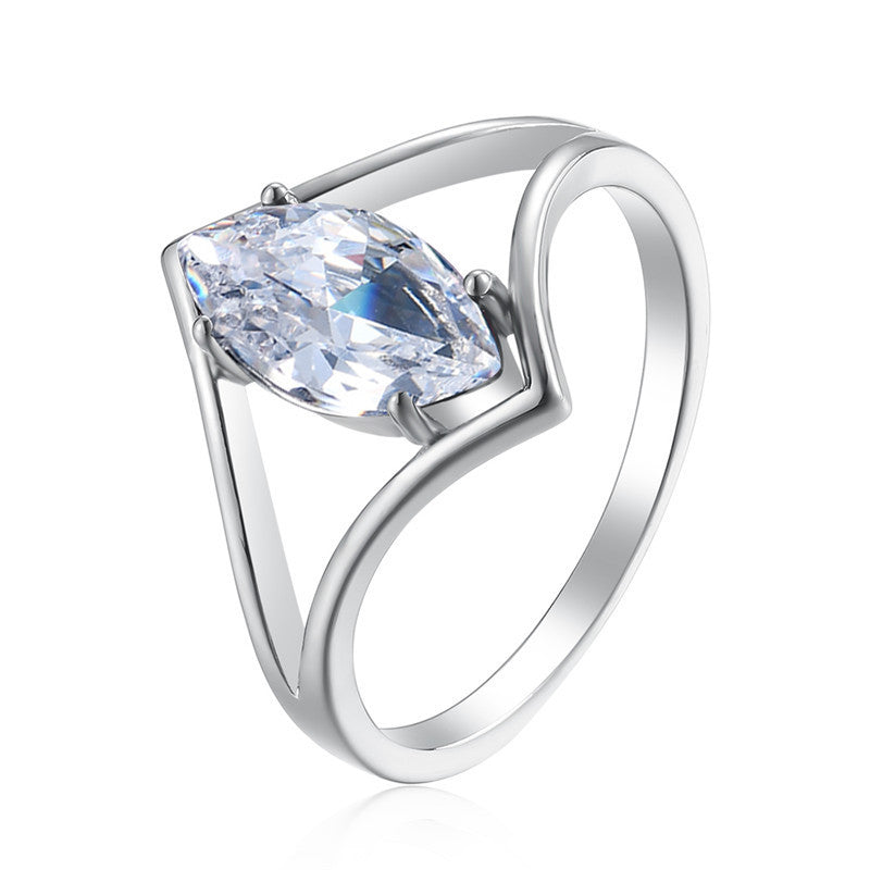 Personalized Ling-shaped Zircon Ring For Women