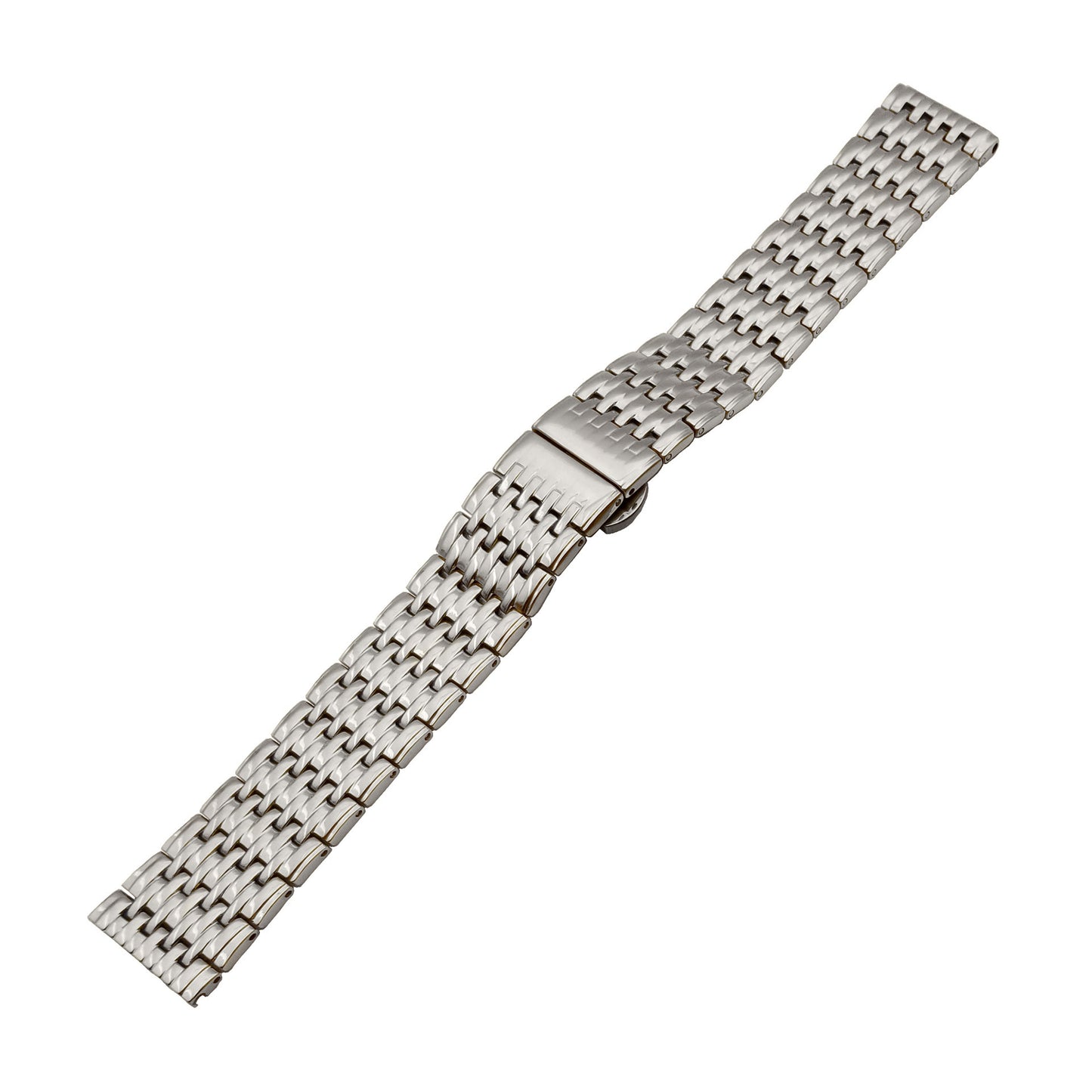 Watch Band Stainless Steel Watch Band Watch Bracelet Double Click Butterfly Buckle Strap